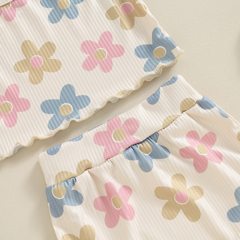 Jaundzimušo meitenes apģērbs, vasaras apģērbs bez piedurknēm, elastīgs vidukļa šorti zīdaiņiem, 2 gab.