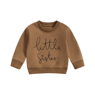 0-3 G maziem bērniem, zīdaiņiem, meitenēm, zēniem, ikdienas džemperi, topi ar garām piedurknēm, izgriezuma džemperis ar burtiem, rudens apģērbi meitenēm, zēniem