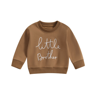 0-3 G maziem bērniem, zīdaiņiem, meitenēm, zēniem, ikdienas džemperi, topi ar garām piedurknēm, izgriezuma džemperis ar burtiem, rudens apģērbi meitenēm, zēniem