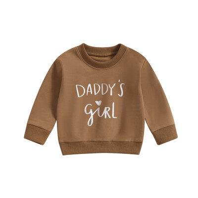 0-3 G maziem bērniem, zīdaiņiem, meitenēm, zēniem, ikdienas džemperi, topi ar garām piedurknēm, izgriezuma džemperis ar burtiem, rudens apģērbi meitenēm, zēniem