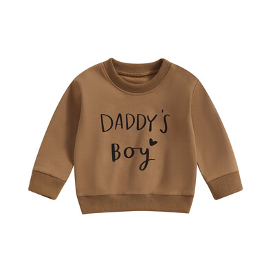 0-3 G maziem bērniem, zīdaiņiem, meitenēm, zēniem, ikdienas džemperi, topi ar garām piedurknēm, izgriezuma džemperis ar burtiem, rudens apģērbi meitenēm, zēniem