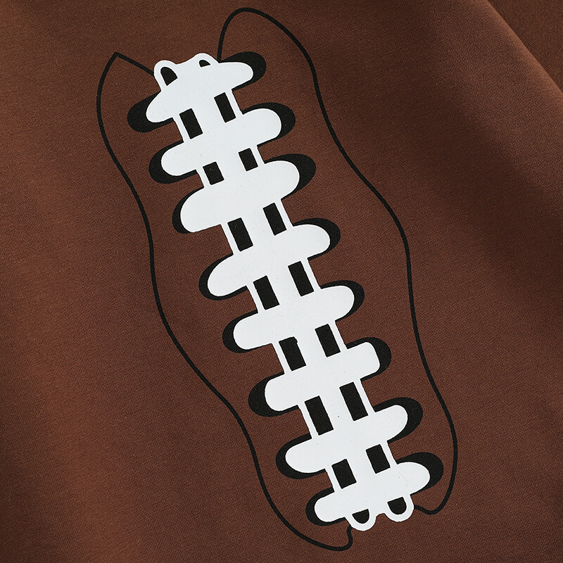 Kisfiúk Pulóverek Ruhák Futball Pulóver Romper Hát Betűnyomat Hosszú ujjú, kerek nyakú Imádnivaló őszi kombik