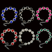 Luksusa Bling Crystal Rhinestone suņu kaķa kaklarota apkakle, regulējama kaķa spīdīga kaklarota rotaslietas mājdzīvniekiem kāzu apģērbu aksesuāri