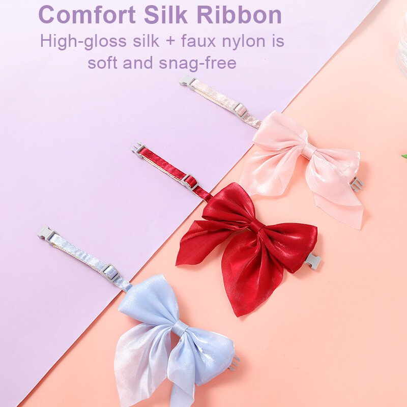 Macskanyakörv Állítható kisállat csokornyakkendő nyakörv kis macskáknak kutyáknak divatos cica nyakkendő csat nyaklánc kisállat kiegészítők