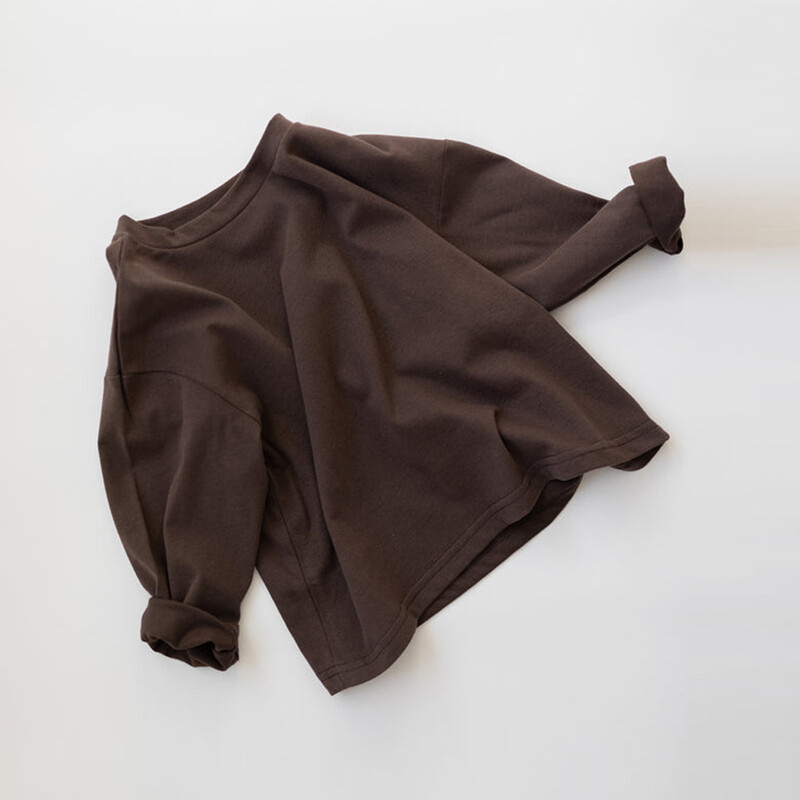 INS Baby Boys Basic T-krekli ar garām piedurknēm Pure Cotton Baby Girl Tops Bērnu T-krekli Kokvilnas pavasara T-krekli Zēnu apģērbi