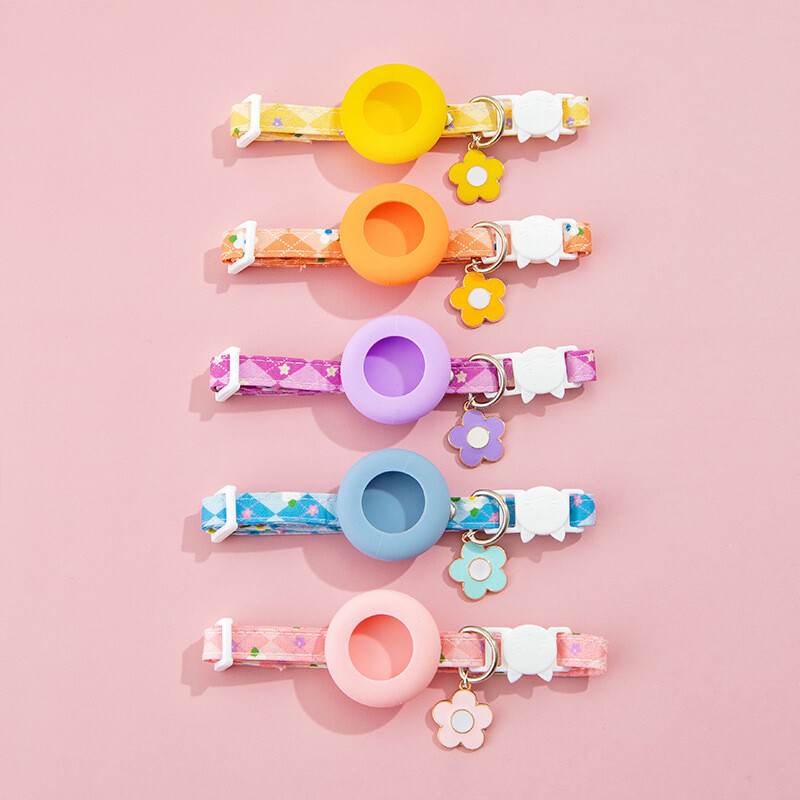 Mājdzīvnieka kaklasiksna ar AirTag aizsargmaciņu pret nozaudēšanu āra parka suns kaķis GPS izsekotājs Instalējiet atbalstīto kaklarotu mājdzīvnieku aksesuāri