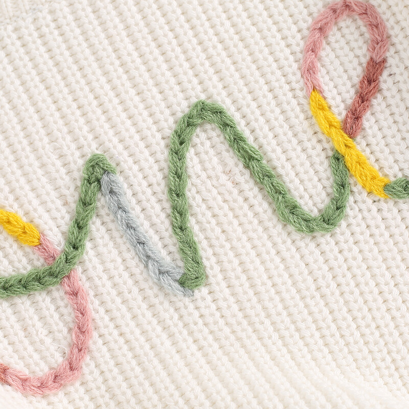 Zēnu zēnu meiteņu dzimšanas dienas džemperis ar burtu izšuvumu ar garām piedurknēm, trikotāžas džemperi rudens ziemai