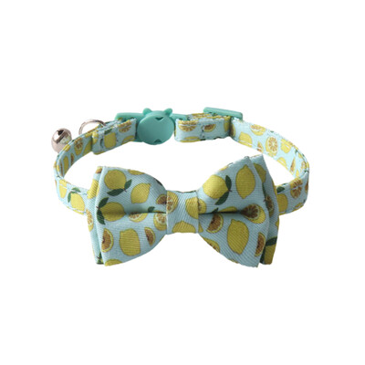 Fruit Cat Tuxedo Collar Gato Bandana Bowknot Collier Chain Dog Bowtie Pet Collar Quick Release for Birthday Официален костюм
