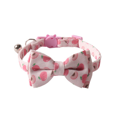 Fruit Cat Tuxedo Collar Gato Bandana Bowknot Collier Chain Dog Bowtie Pet Collar Quick Release for Birthday Официален костюм