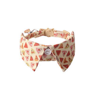 Fruit Cat Tuxedo Collar Gato Bandana Bowknot Collier Chain Dog Bowtie Pet Collar Quick Release for Birthday Официален костюм