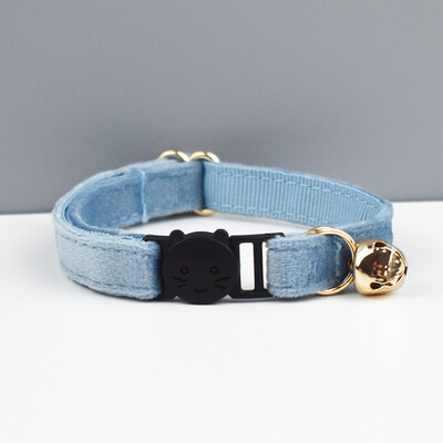 Сладка котешка яка Кадифена яка Котешка яка с панделка и регулируема предпазна катарама Котки Папийонка Домашни любимци