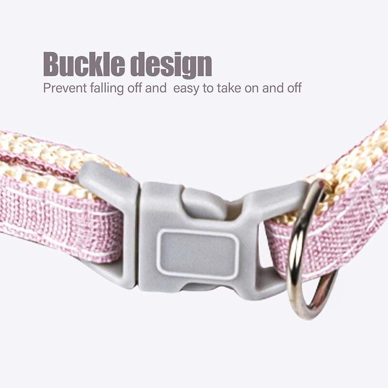 Нашийник за котка с цвете Регулируема катарама Нашийник с камелия за домашни любимци За малки котки Кучета Сладко коте Пръстен за врата Колие Стоки за домашни любимци