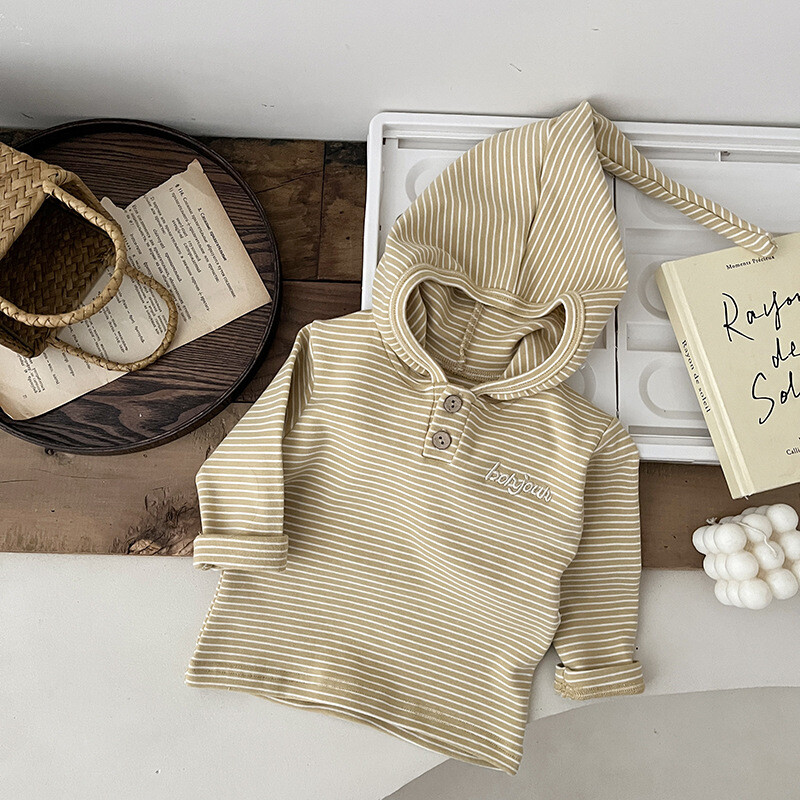 Φούτερ για νεογέννητο μωρό με μακρυμάνικο φθινόπωρο για βρέφη Stirpes Φούτερ για αγόρια κορίτσια Μαλακά βαμβακερά παιδικά μπλουζάκια καθημερινά