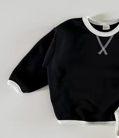 2024. gada rudens jauns zīdaiņu džemperis ar garām piedurknēm ikdienas sporta krekls ar burtu X izšuvumu, zēniem, meitenēm