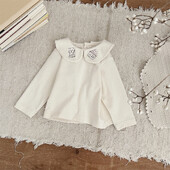 2024. gada rudens jauns zīdaiņu T-krekls ar garām piedurknēm