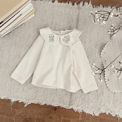 2024. gada rudens jauns zīdaiņu T-krekls ar garām piedurknēm