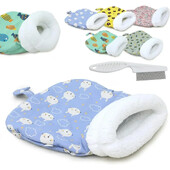 Önmelegedő macskaágy, puha plüss macska téli hálózsák, macska hálózsák benti macskáknak, aranyos kisállat kiskutya macskafészek