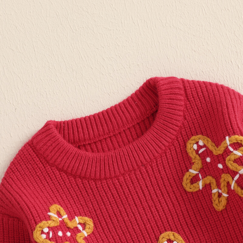 0–3 gadus veci zīdaiņu Ziemassvētku džemperi, mīļi garām piedurknēm ar izgriezuma kakla izgriezumu Stars, silti, trikotāžas džemperi Ziemas topi zēniem, meitenēm
