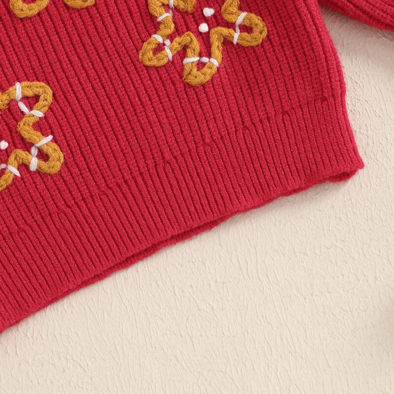 0–3 gadus veci zīdaiņu Ziemassvētku džemperi, mīļi garām piedurknēm ar izgriezuma kakla izgriezumu Stars, silti, trikotāžas džemperi Ziemas topi zēniem, meitenēm