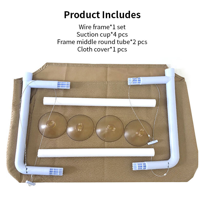 Πτυσσόμενο παράθυρο αιώρα γάτας Κρεβάτι Μαλακό Άνετο που εξοικονομεί χώρο Γάτες Sunny Window Seat Cats Πλαίσιο αναρρίχησης Αξεσουάρ για κατοικίδια