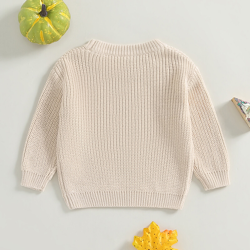 VISgogo 0-3 gadi, mazi bērni, meitenes, zēni, džemperi, Pateicības diena, tītari, burti, izšuvumi, izšūšana ar izgriezumu, džemperi ar garām piedurknēm.