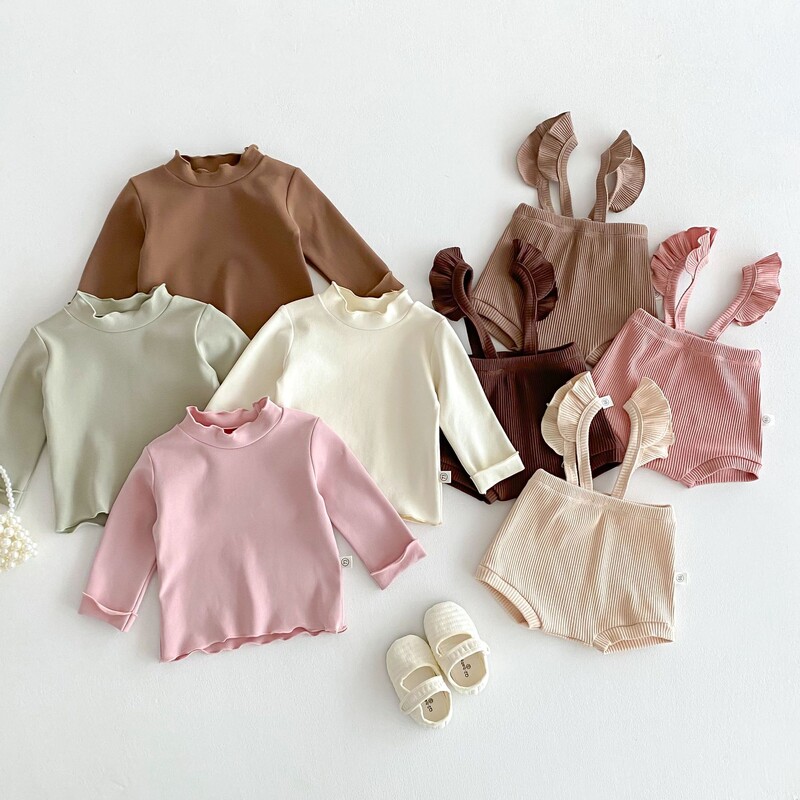 2025. gada pavasara rudens, meiteņu T krekls meitenēm ar garām piedurknēm