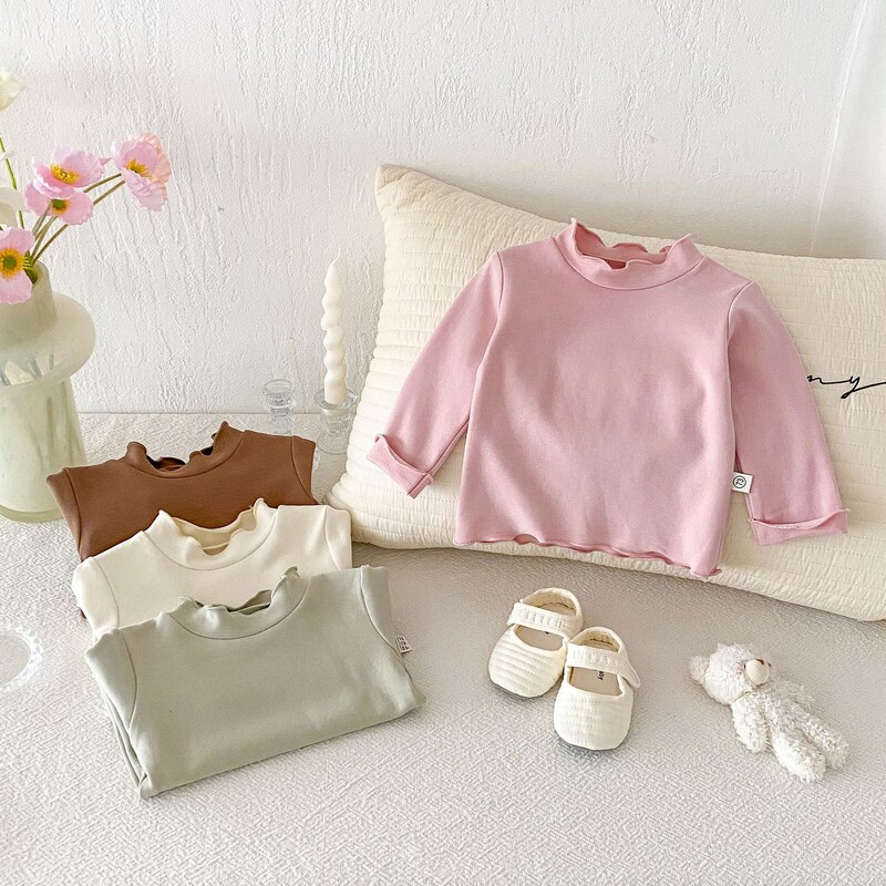 2025. gada pavasara rudens, meiteņu T krekls meitenēm ar garām piedurknēm