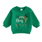 Baba gyerekek karácsonyi pulóver őszi levélmintás hosszú ujjú őszi pulóverek felsők tipegő fiúknak lányoknak újszülött ruhák 0-3 éves korig