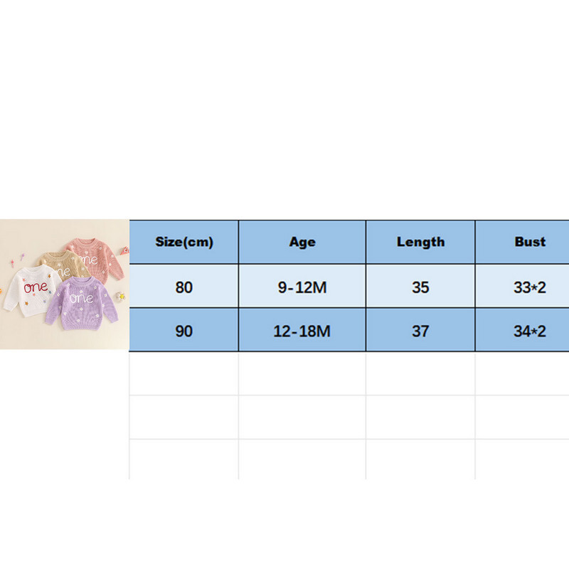 Meiteņu džemperis Rudens Ziemas Apģērbs Garām piedurknēm Crew Kakls Ziedu burti Silti trikotāžas Džemperis Džemperis Dzimšanas dienas Topi