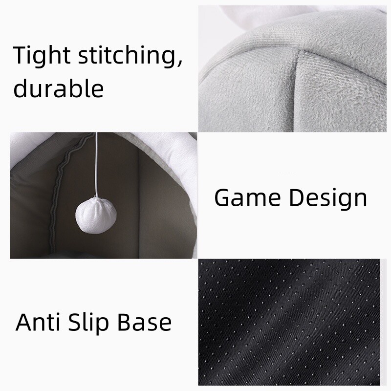 Cat Nest House for Cats Cave Κρεβάτι γατών Κυνοτροφείο Γάτες Four Seasons Universal Semi-Closet Cute and Comfortable Cat Nest Kittens Cave