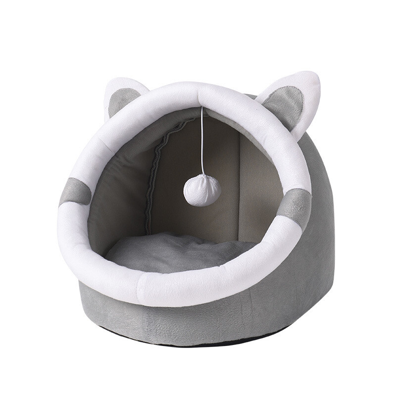 Cat Nest House for Cats Cave Κρεβάτι γατών Κυνοτροφείο Γάτες Four Seasons Universal Semi-Closet Cute and Comfortable Cat Nest Kittens Cave