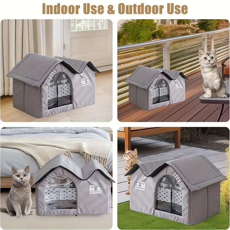Kivehető macska légkondicionáló ház nyári macska hűtőeszköz Nest Dog Ice House Dog Four Seasons Cat Pet Ice House