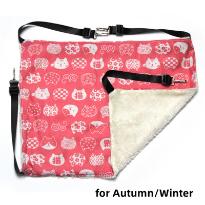 Kaķu kanvas šūpuļtīkls Gulta Mājdzīvnieki Kaķi Suņi Gultas Divpusējas Piekarināmas Gultas Mājdzīvnieku Šūpoles Kāmja Vāvere Kaķa Miega piederumi