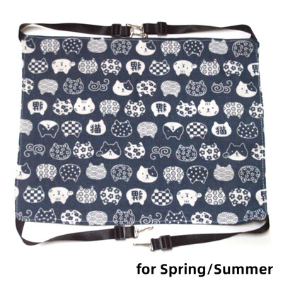 Kaķu kanvas šūpuļtīkls Gulta Mājdzīvnieki Kaķi Suņi Gultas Divpusējas Piekarināmas Gultas Mājdzīvnieku Šūpoles Kāmja Vāvere Kaķa Miega piederumi