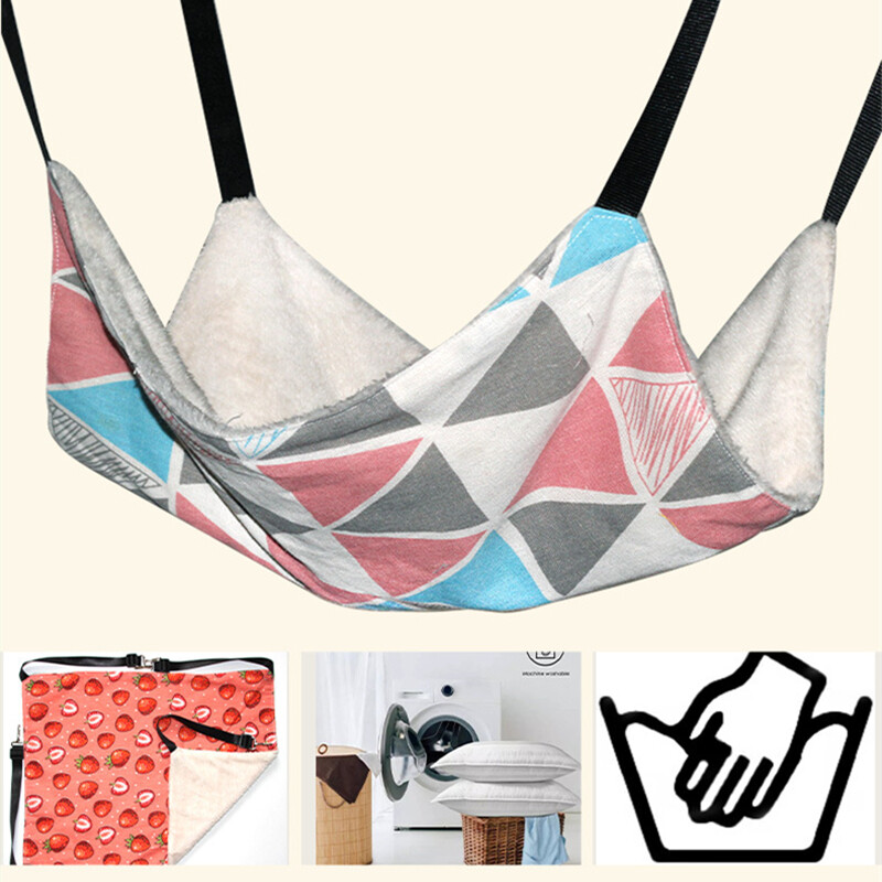 Kaķu kanvas šūpuļtīkls Gulta Mājdzīvnieki Kaķi Suņi Gultas Divpusējas Piekarināmas Gultas Mājdzīvnieku Šūpoles Kāmja Vāvere Kaķa Miega piederumi