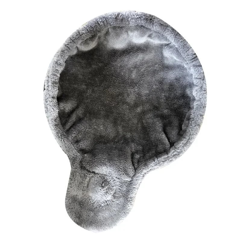 Mīksts kaķu šūpuļtīkls, uzstādāms uz koka guļamvietas, piekārts, biezs plīša 4 krāsas, liela ietilpība, diametrs 30 cm/35 cm.