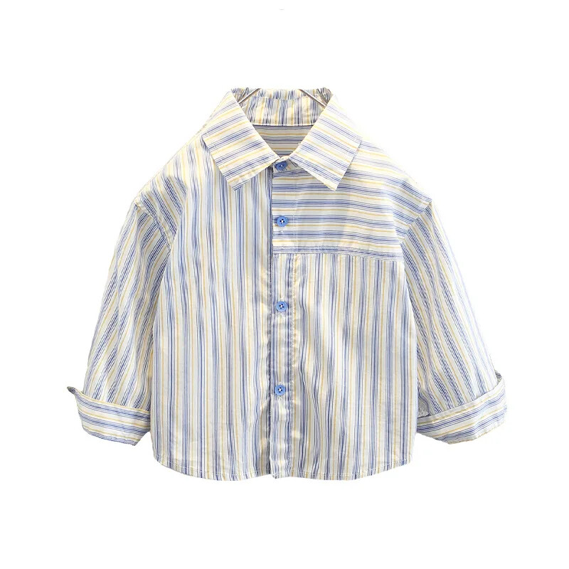 Bērnu moderns, foršs krekls 2023. gada pavasara rudens kolekcijai Jauns zīdaiņu daudzpusīgs top krekls Zēnu ikdienas apģērbs zīdaiņu apģērbs