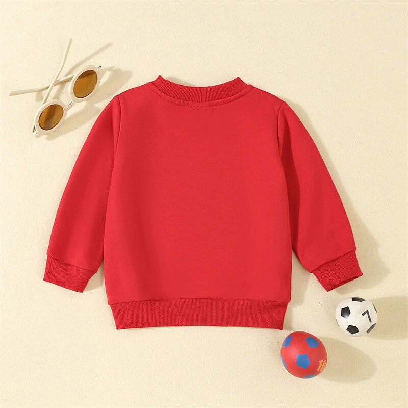 VISgogo 0-3 ετών Νήπιο Κορίτσια Αγόρια Χριστουγεννιάτικο φούτερ Επιστολή τύπωμα με μακρυμάνικο στρογγυλό λαιμό Casual μπλουζάκια πουλόβερ Φθινοπωρινά ρούχα