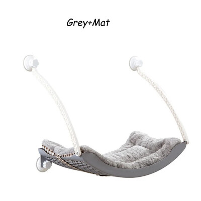 Jaukas kaķu iekarināmas gultas Ērts saulains logs sēdekļa stiprinājuma gultnis 15kg spēcīgs kaķu šūpuļtīkls kaķu gultas plaukts sēdekļa šūpuļtīkls kaķiem