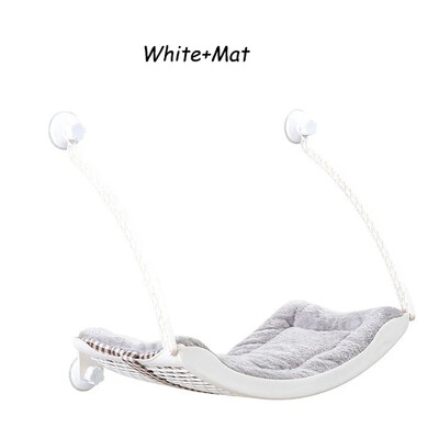 Jaukas kaķu iekarināmas gultas Ērts saulains logs sēdekļa stiprinājuma gultnis 15kg spēcīgs kaķu šūpuļtīkls kaķu gultas plaukts sēdekļa šūpuļtīkls kaķiem