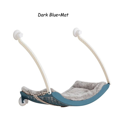 Jaukas kaķu iekarināmas gultas Ērts saulains logs sēdekļa stiprinājuma gultnis 15kg spēcīgs kaķu šūpuļtīkls kaķu gultas plaukts sēdekļa šūpuļtīkls kaķiem