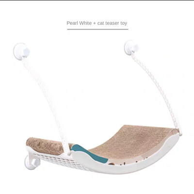 Jaukas kaķu iekarināmas gultas Ērts saulains logs sēdekļa stiprinājuma gultnis 15kg spēcīgs kaķu šūpuļtīkls kaķu gultas plaukts sēdekļa šūpuļtīkls kaķiem