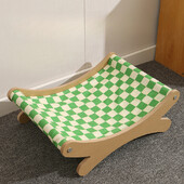 Mājdzīvnieki Vasara Šūpuļkrēsli Gultas Kaķi Suņi Regulējami un Noņemami Masīvkoka Ērti Šūpuļtīkli Piekaramie Grozi Mājdzīvnieku mēbeles