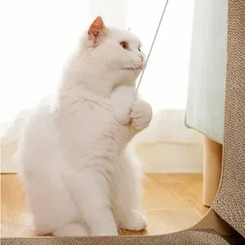 Skrāpis kaķiem, kartons, liels/mazs L-veida, nodilumizturīgs, skrāpējumiem izturīgs kaķu skrāpēšanas stabs Kaķu rotaļlieta mājdzīvnieki kaķu aksesuāri