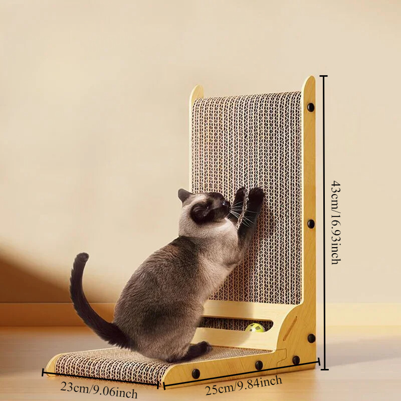 Ξύλινος πίνακας γάτας Cat Toys Ξύλινος Ανθεκτικό στη φθορά και στις γρατσουνιές Εκπαίδευση επίπλων Post Cat Grinding Claw Toys Καναπές