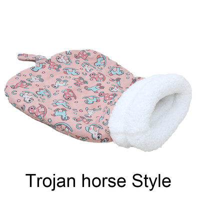 Šiltas kačių miegmaišis Minkštas kačių lovas Tunelis katės lizdas Uždaros kišenės tipo kačiukas šuniukas Minkštas, patogus lizdas augintiniui