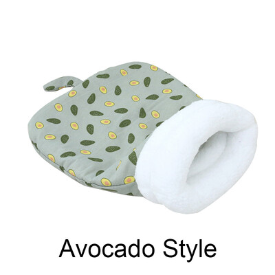 Šiltas kačių miegmaišis Minkštas kačių lovas Tunelis katės lizdas Uždaros kišenės tipo kačiukas šuniukas Minkštas, patogus lizdas augintiniui