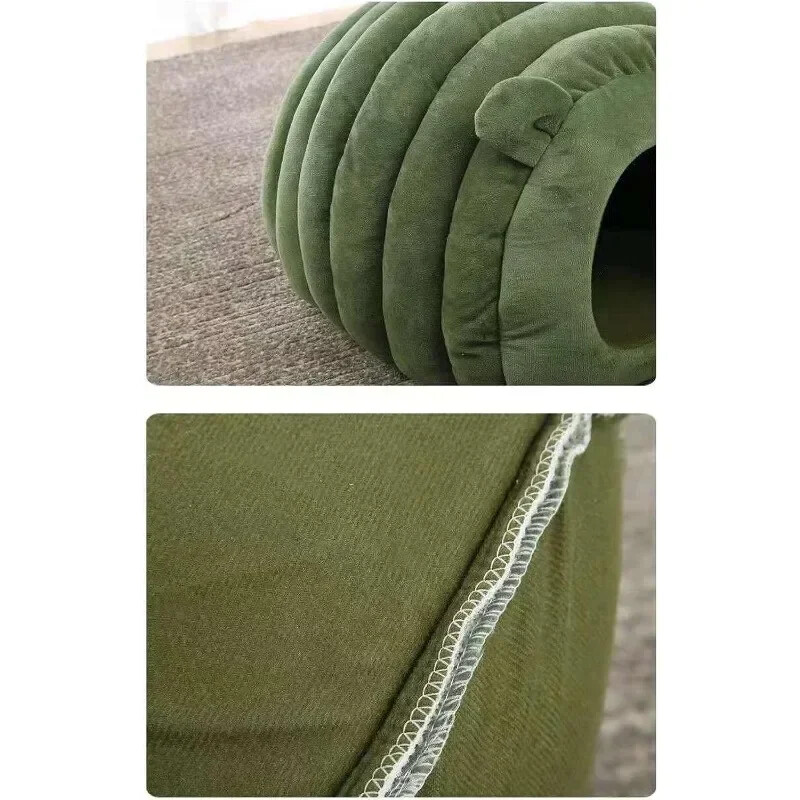 Kačių veislynas žiemai, šiltas, visiškai uždaras, patogus miegamasis namas Moliūgų kačių lizdas Naminių gyvūnėlių lovos reikmenys Šiluminės lovos kačių miegmaišis