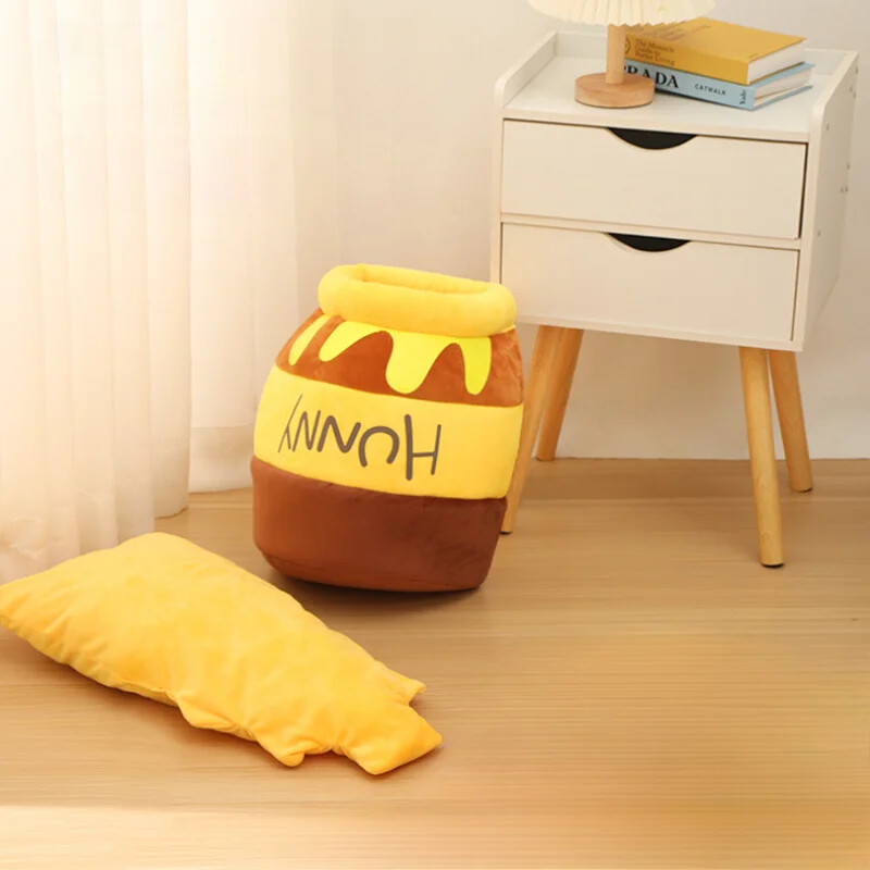 Kačių lova medaus vazonėlis kačių miegmaišis žiemai uždarytas šiltas kačių slėpimas namelis kačių meilės produktai - maži / dideli