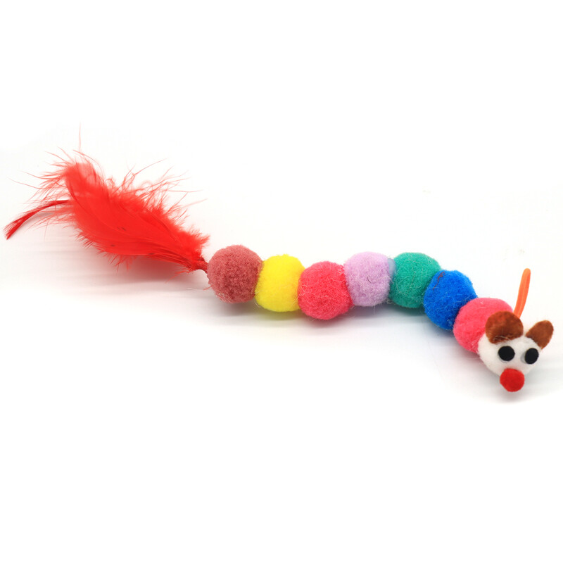 1 gab. Durvīs iekarināma kaķu tārpu rotaļlieta, rotaļlieta garlaicīgiem iekštelpu kaķiem. Interaktīva rotaļlieta kaķēns visām šķirnēm Medības un garlaicības vingrinājumi